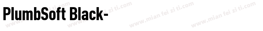 PlumbSoft Black字体转换
